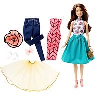 Mattel Barbie - Modelka a šaty brunetka - Puppe