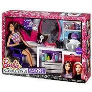 Mattel Barbie - Hair Salon a csillogás és barna - Játékszett