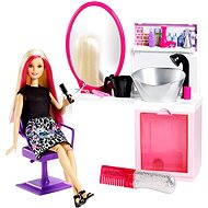Mattel Barbie - Hair Salon with glitter DTK05 - Game Set