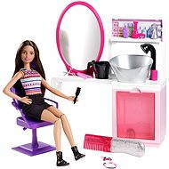 Mattel Barbie - Hair Salon with glitter DMM65 - Game Set