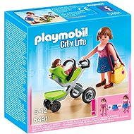PLAYMOBIL® 5491 Mother with Infant Stroller - Building Set