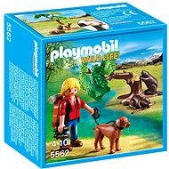 PLAYMOBIL 5562 Beavers with Backpacker - Building Set
