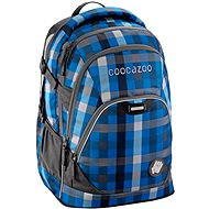CoocaZoo CarryLarry2 Hip To Be Square Blue - Školský batoh