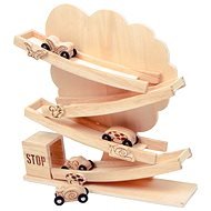 Wooden Toboggan Car Track - Educational Toy