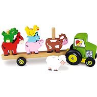 Spielset Traktor mit Tieren - zum Aufsetzen - Spielset