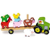Tractor with Animals - Trailer - Game Set