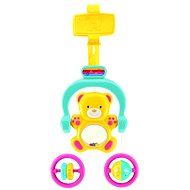 Teddy bear on crib - Baby Rattle