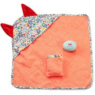 Bathing set with floral print - Doll Accessory