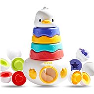 Bavytoy Pyramid Rings 3in1 Duck and Eggs - Sort and Stack Tower