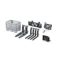 Bruder 2318 Accessories - pallet, fork and winch - Expansion for Cars, Trains, Models