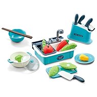 Bavytoy Sink with accessories blue - Thematic Toy Set