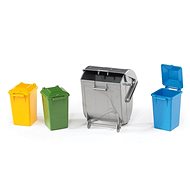 Bruder 2607 Set of bins for garbage trucks - Expansion for Cars, Trains, Models