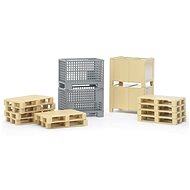 Bruder 2415 Logistic set - pallets and crates - Expansion for Cars, Trains, Models