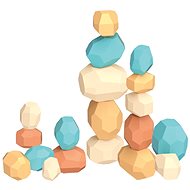 Bavytoy coloured balancing stones 20 pcs - Balance Game