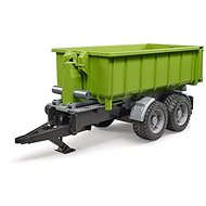 Bruder 2035 Green wagon with tipping container - Expansion for Cars, Trains, Models