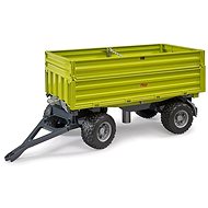 Bruder 2203 Dump truck Fliegl three-sided green - Expansion for Cars, Trains, Models
