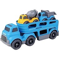 Bavytoy Set truck with cars blue - Toy Car Set