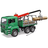 Bruder 2769 Truck MAN TGA Timber with loading arm and 3 logs - Toy Car
