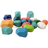 Bavytoy Wooden balancing stones delux 21 pcs - Balance Game