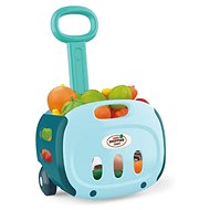 Bavytoy Shopping cart with accessories blue - Toy Shopping Cart