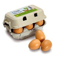 ERZI Eggs brown in box - Toy Kitchen Food