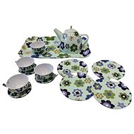 Bavytoy Tea set metal in case - Toy Kitchen Utensils