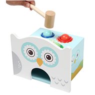 Hope Toys Dřevěná zatloukačka Sovička - Zatloukačka