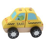 Hope Toys Dřevěné autíčko Taxi - Toy Car