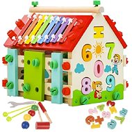 Kruzzel 22564 Wooden educational house - Creative Toy