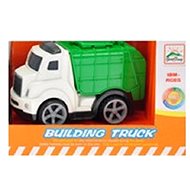Mikro Trading Green 12 cm flywheel garbage truck 18m+ - Toy Car