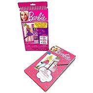 Alltoys Kniha samolepek a skicáků Módní design Barbie - Kids Stickers