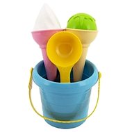 Teddies Sand set - plastic bucket and moulds - Sand Tool Kit