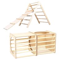 Tuktuk Montessori Pickler Triangle and 2× Pickler Cube - Children's Climbing Frame