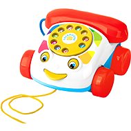 Aga4Kids Baby phone with wheels - Push and Pull Toy
