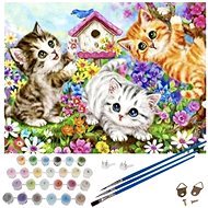 APT Creative painting by numbers 40 × 50 cm Cats - Painting by Numbers
