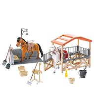 Bavytoy Enclosure with washbasin and accessories - Figure and Accessory Set