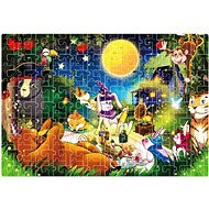 Aga4Kids Dětské puzzle Zvířátka v lese 216 dílků - Jigsaw