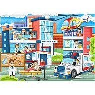 Aga4Kids Dětské puzzle Nemocnice 172 dílků - Jigsaw