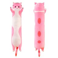 NET Plush cat for children 50 cm long, pink - Soft Toy