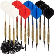 Trizand 21658 Set of darts 12 pcs + 200 soft tips - Darts