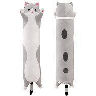 MDS Plush cat for children 70 cm, grey - Soft Toy