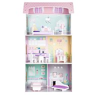 ECOTOYS Three-storey dollhouse strawberry - Doll House