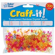 Baker Ross Crystal beads in rainbow colours AT857 - Beads