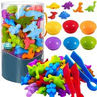 Kruzzel 22496 Dinosaurs educational set montessori 48 pieces - Montessori Toy