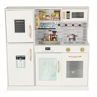 KIK KX4934 Dřevěná kuchyňka pro děti s lednicí - Play Kitchen