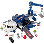 Kruzzel 23131 Police cargo plane with cars - Children's Airplane