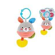 MIKROTRADING Rattle/toy rabbit plush 17cm rustling - Baby Teether