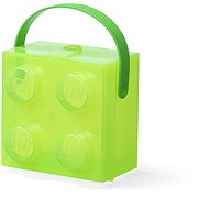 LEGO Box with handle - translucent green - Storage Box