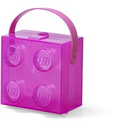 LEGO Box with handle - translucent purple - Storage Box