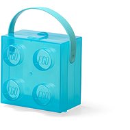 LEGO Box with handle - translucent blue - Storage Box